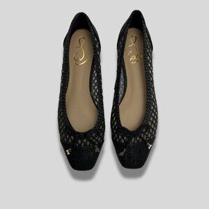 SAM EDELMAN May Ballet Black Flats Size 8.5